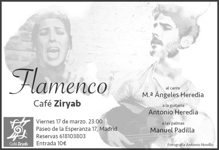 Mariángeles y Antonio Heredia en Café Ziryab