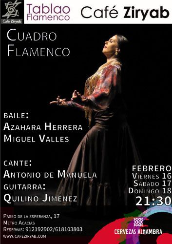 Azahara Herrera y Miguel Valles en febrero 2018