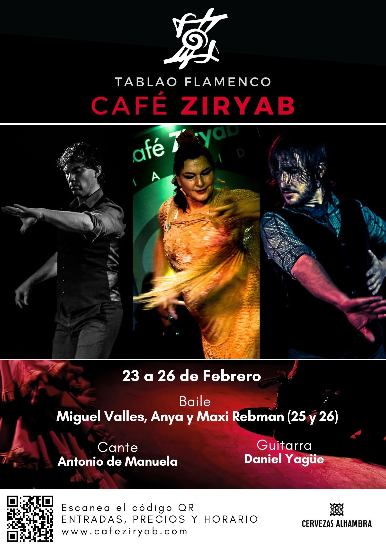 Espectáculo Flamenco del 23 al 26 de febrero