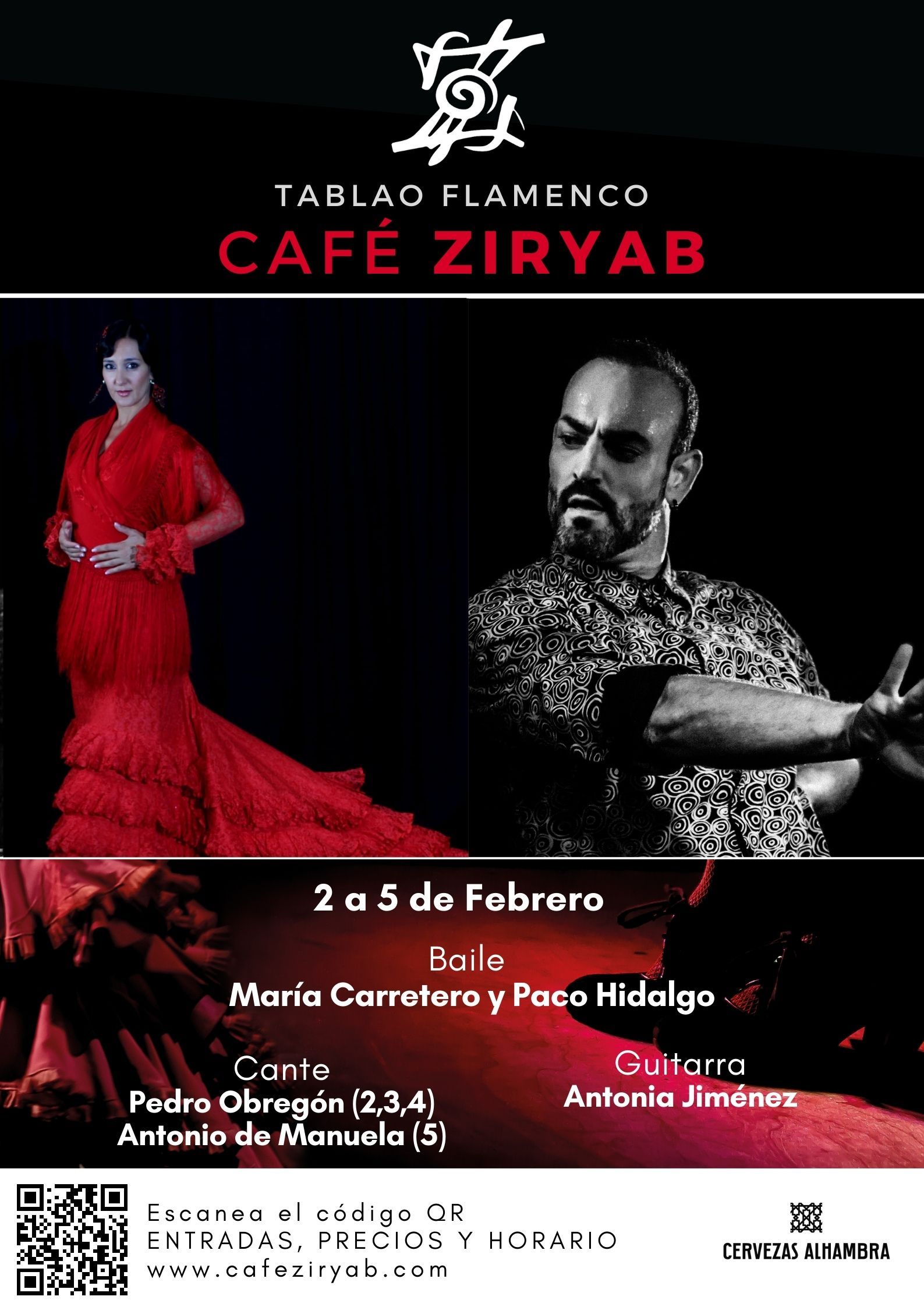 Espectáculo flamenco del 2 al 5 de febrero