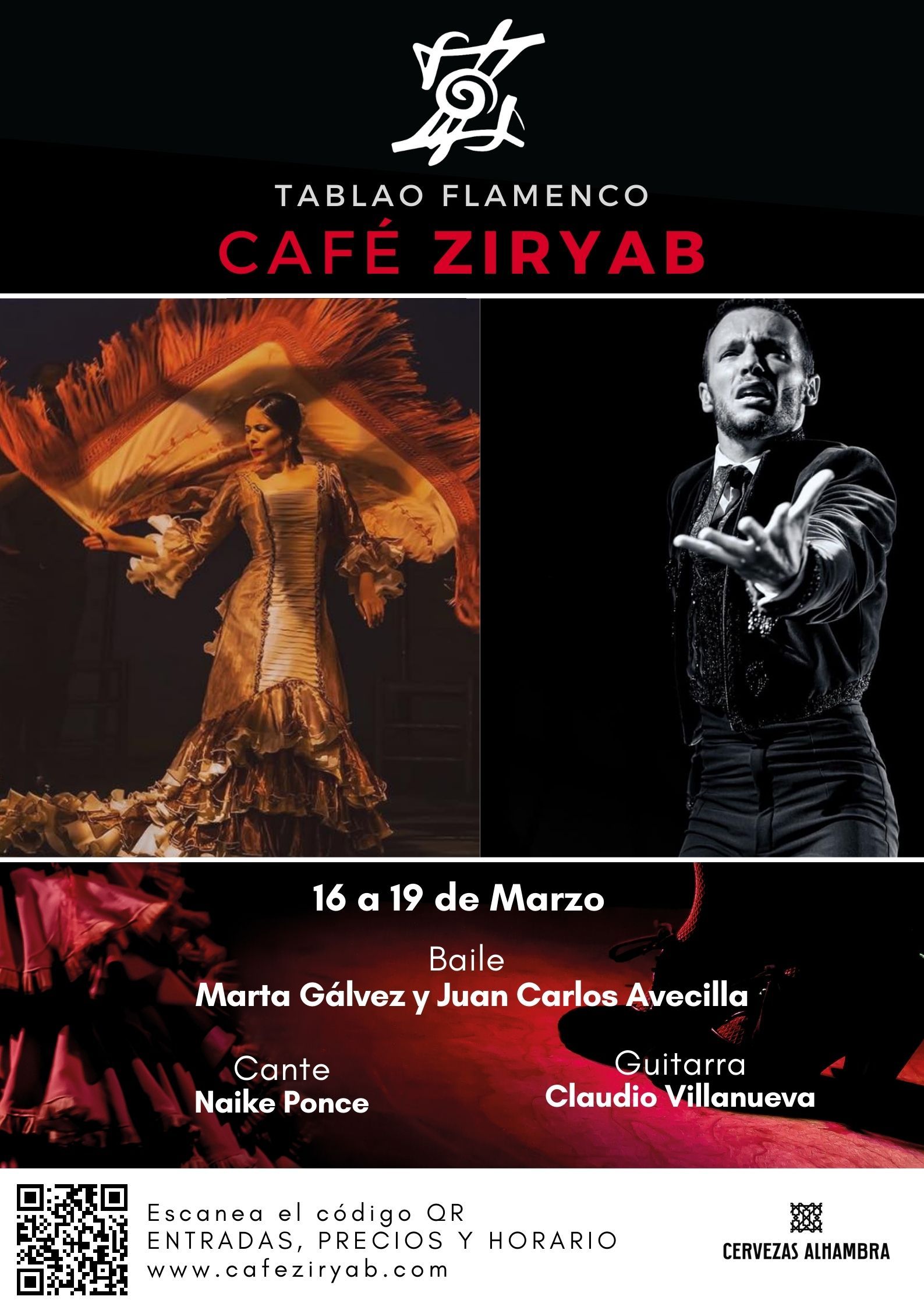 Espectáculo flamenco del 16 al 19 de marzo
