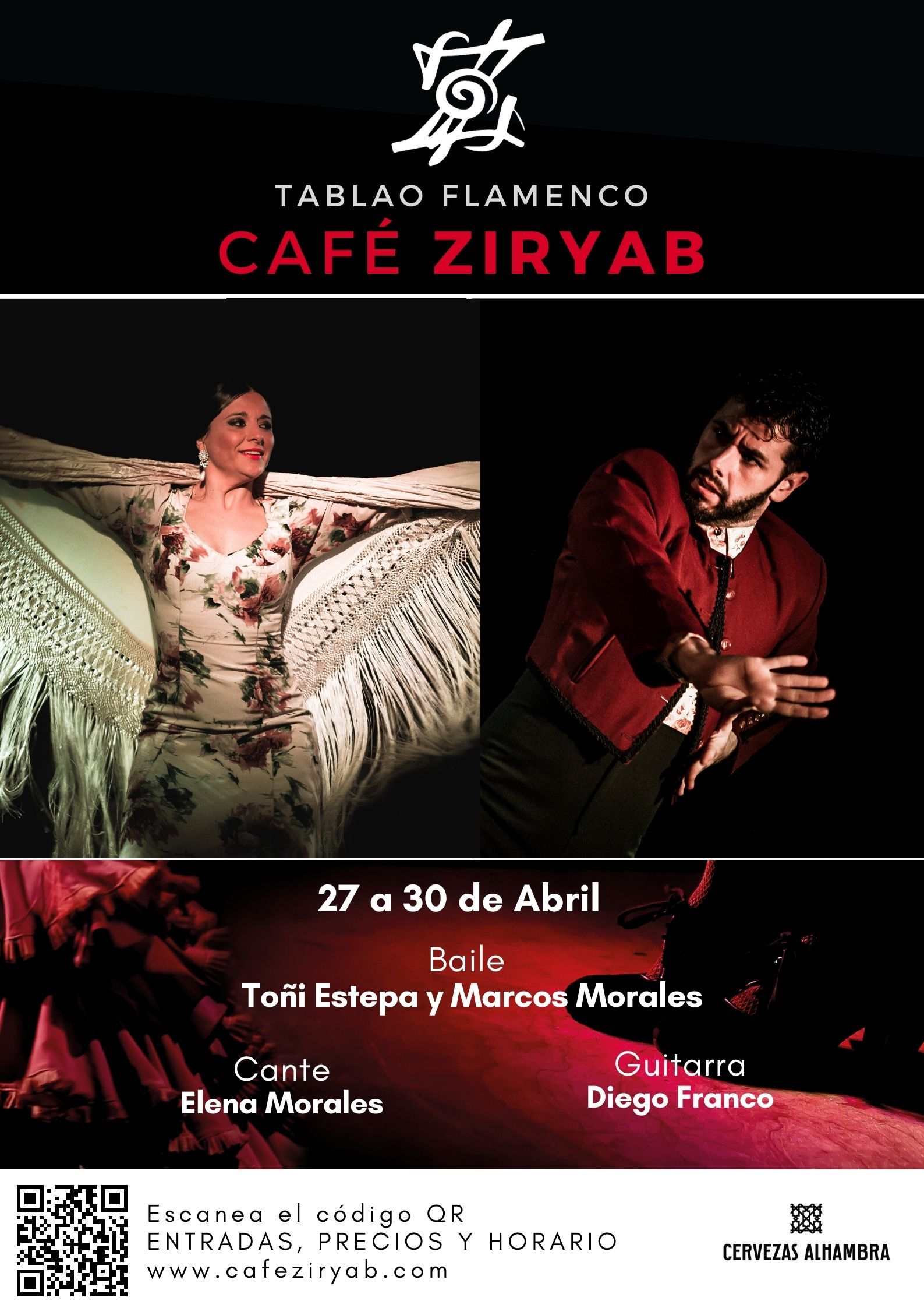 Espectáculo flamenco del 27 al 30 de abril