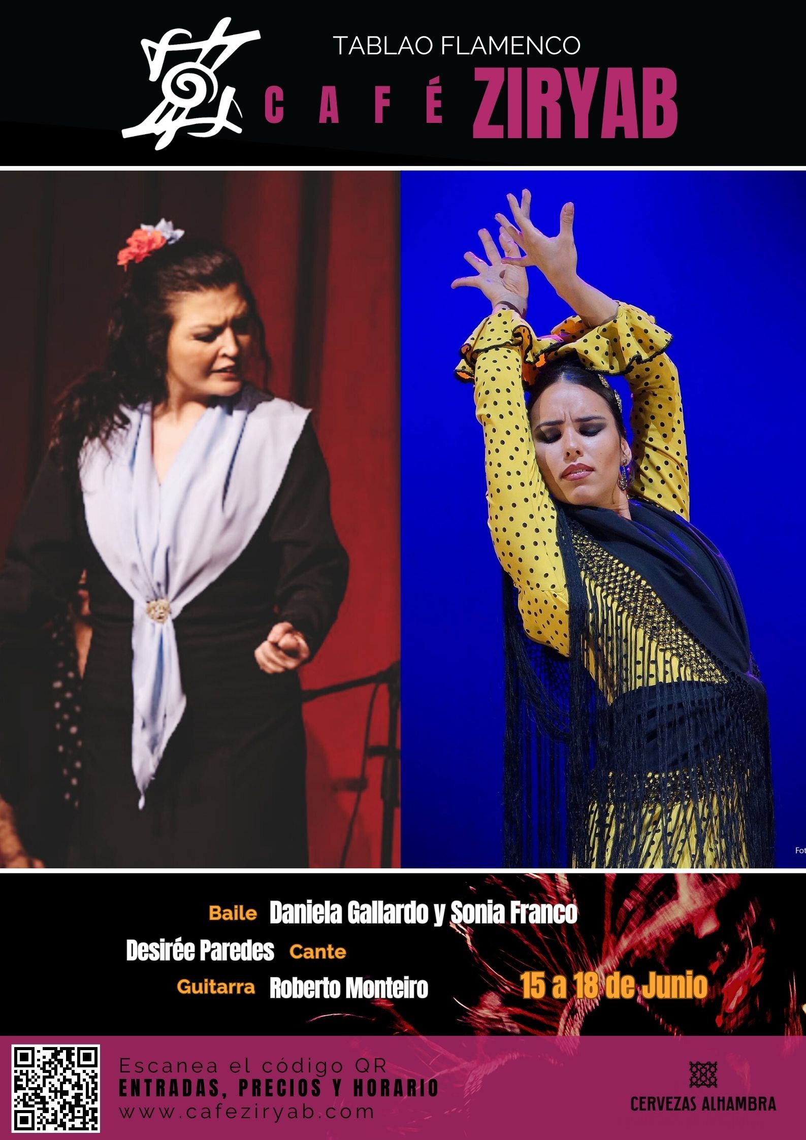 Espectáculo flamenco del 15 al 18 de junio