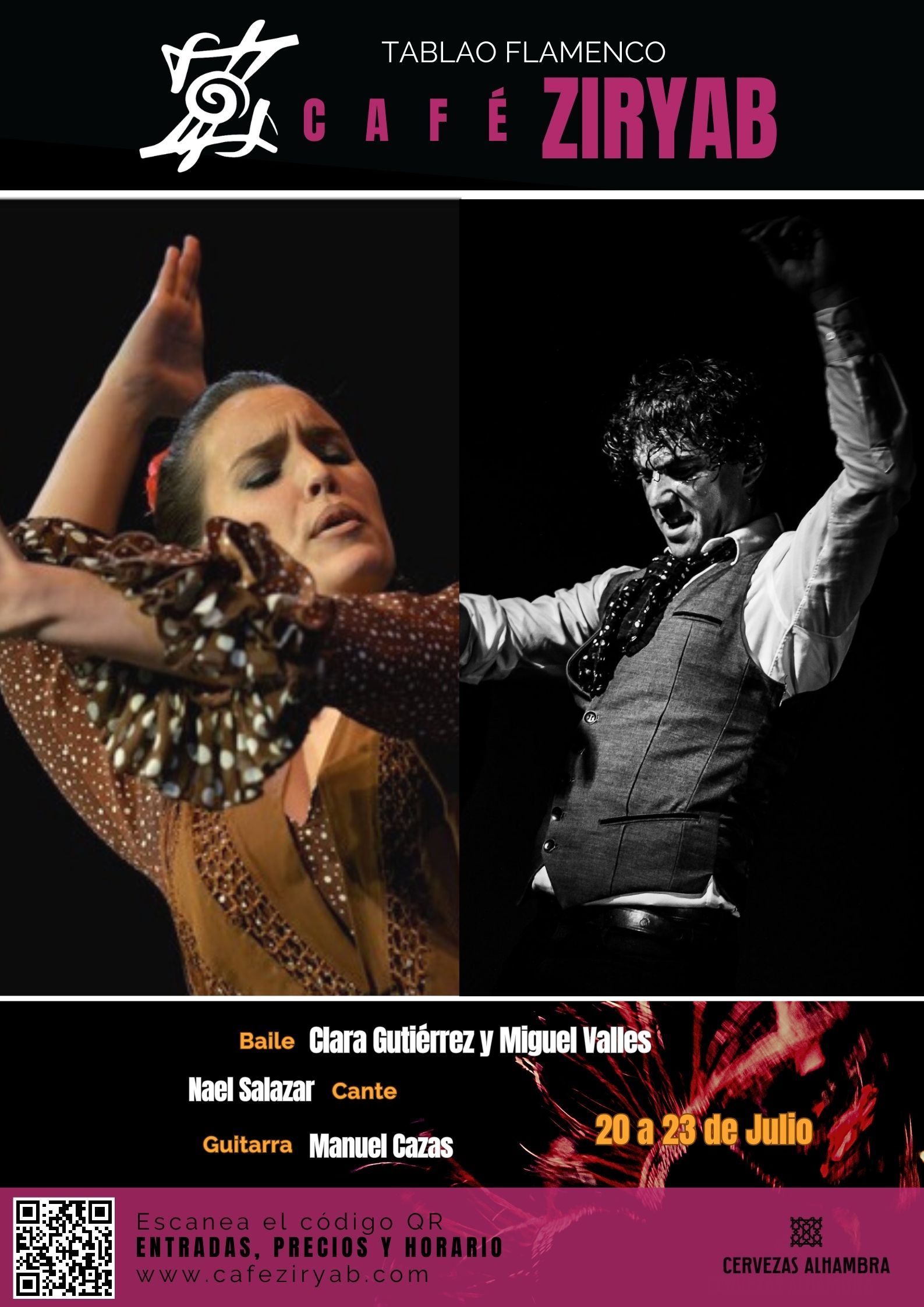 Espectáculo flamenco del 20 al 23 de julio