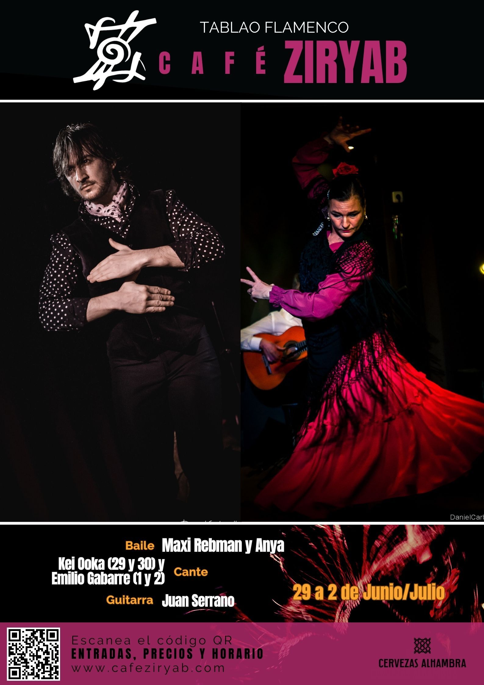 Espectáculo flamenco del 29 de junio al 2 de julio