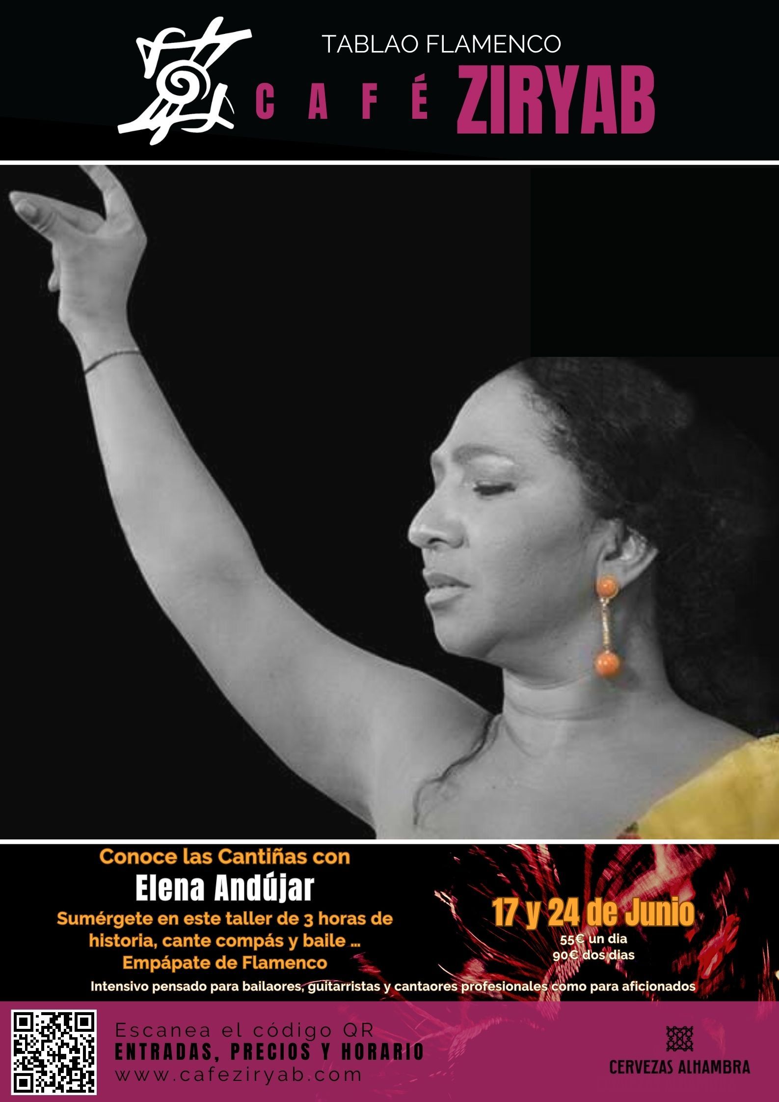 Curso intensivo de Cantiñas con Elena Andújar el 17 y 24 de junio