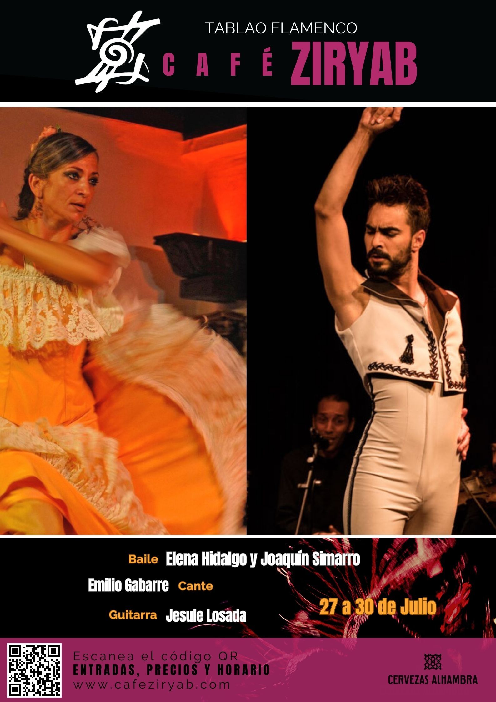 Espectáculo flamenco del 27 al 30 de julio