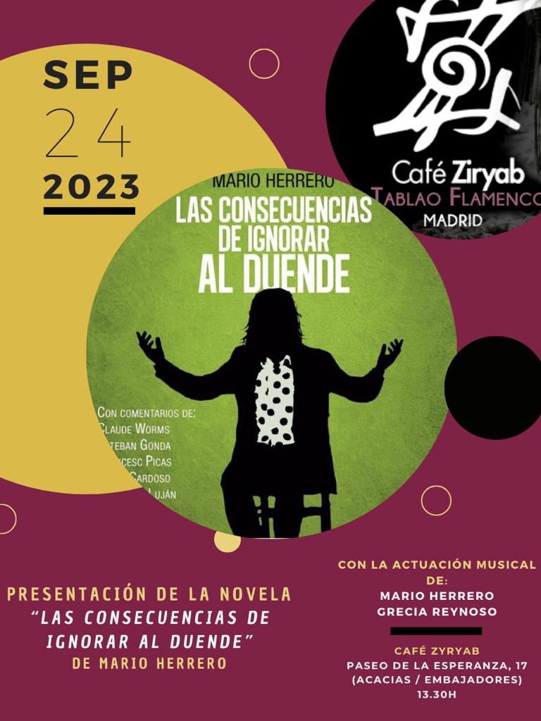 Presentación 24 de septiembre: ‘Las consecuencias de ignorar al duende’