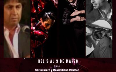 Programación 5 al 9 de marzo En Tablao Flamenco Café Ziryab