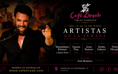 Programación del 10 al 14 de Junio en Café Ziryab